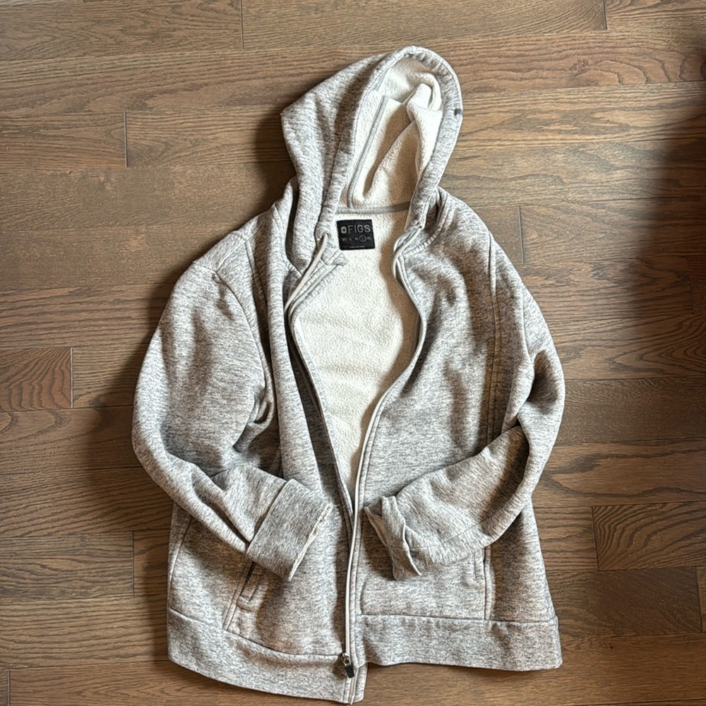Figs on shift full zip hoodie